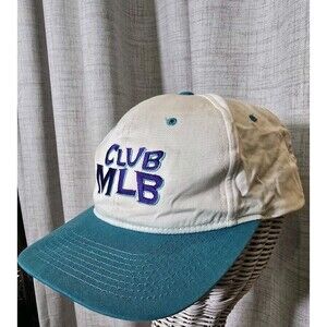 Vintage 90s Club MLB Snapback Hat - Teal & Purple "Expansion Era" Colorway -...